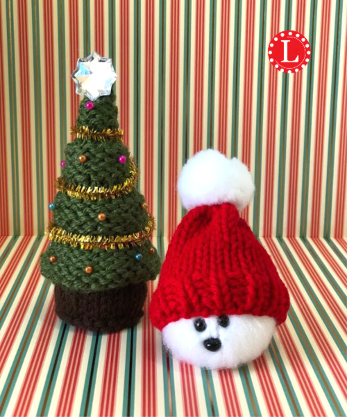 Loom Knit Christmas Trees