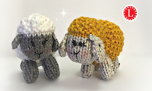 Loom Knit Tiny Sheep 