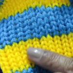 Loom Knit Stripes in the Round – Without the Jog