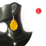 Knit Teardrop Earrings On Any Knitting Loom