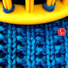 Loom Knit Basket Rib Stitch