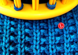 Loom Knit Basket Rib Stitch