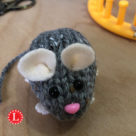 Loom Knit Tiny Mouse