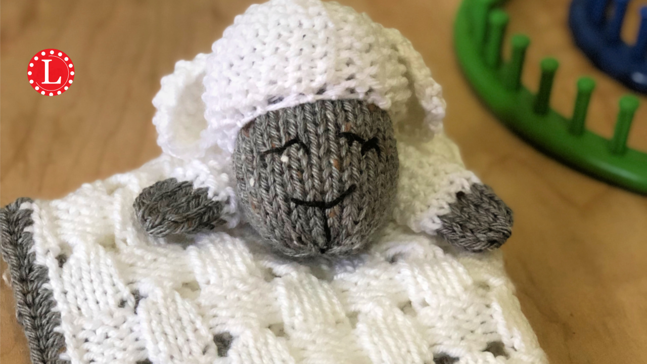 Lovey Blanket on a Knitting Loom Pattern Video 