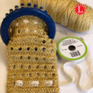 Ridged Ribbon Stitch Loom Knit