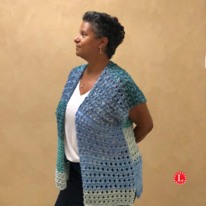 Loom Knit Sleeveless Cardigan Pattern Copyright Loomahat
