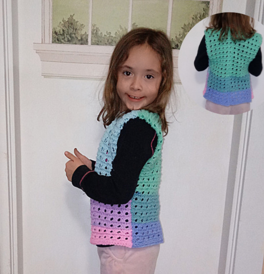 Loom Knit Cardigan Kids