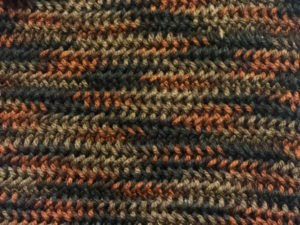 Loom Knit Scarf with Sleeves