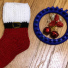 Loom Knit Stocking socks