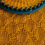 Loom Knit Quilt Block Diamond Stitch
