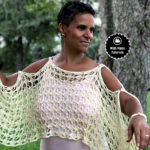 Loom Knit Lacy Crop Top Cover Pattern Video
