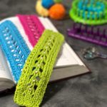 Lacy Book Marker on a Knitting Loom
