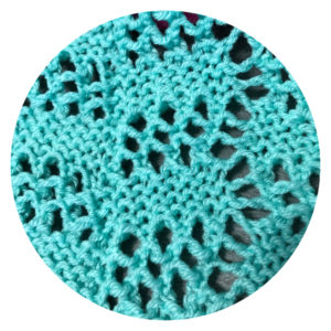 Loom Knit Tilted Blocks Stitch
