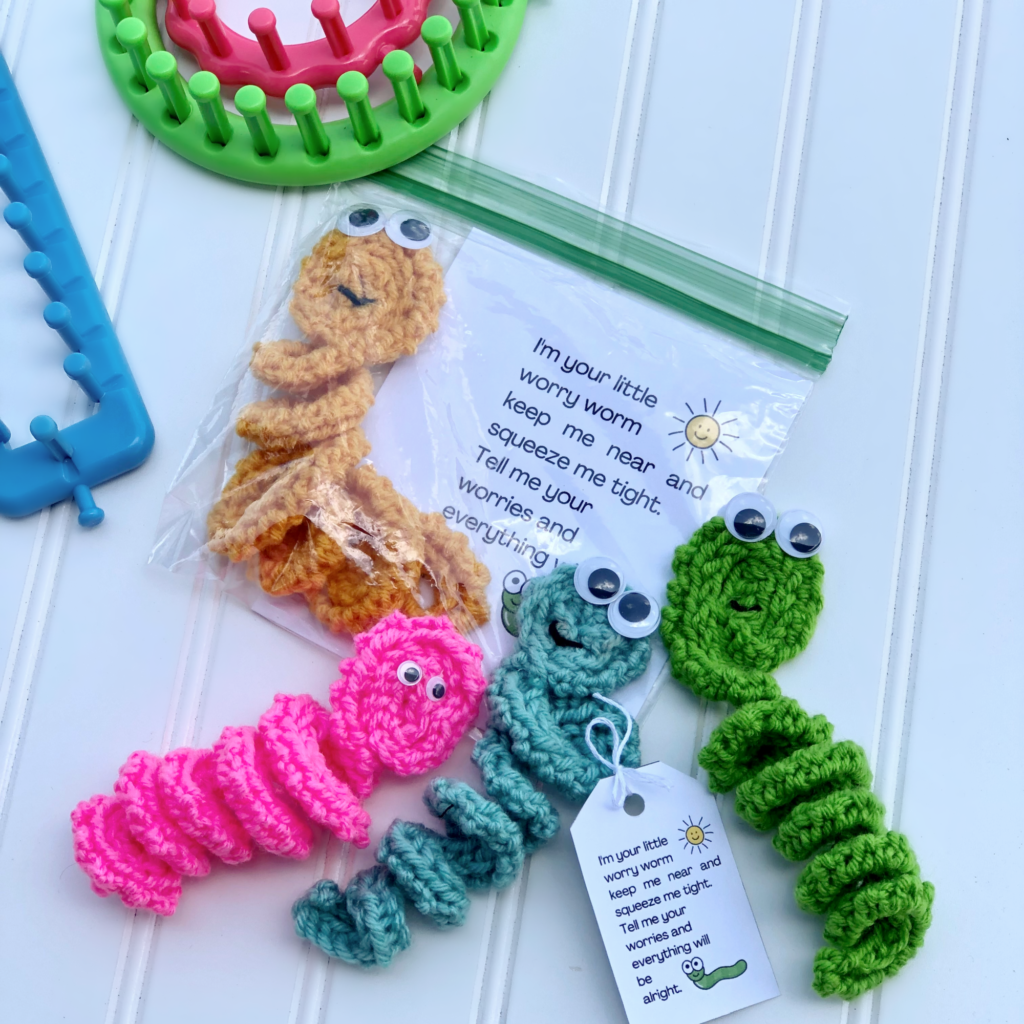 Lacy Book Marker on a Knitting Loom 