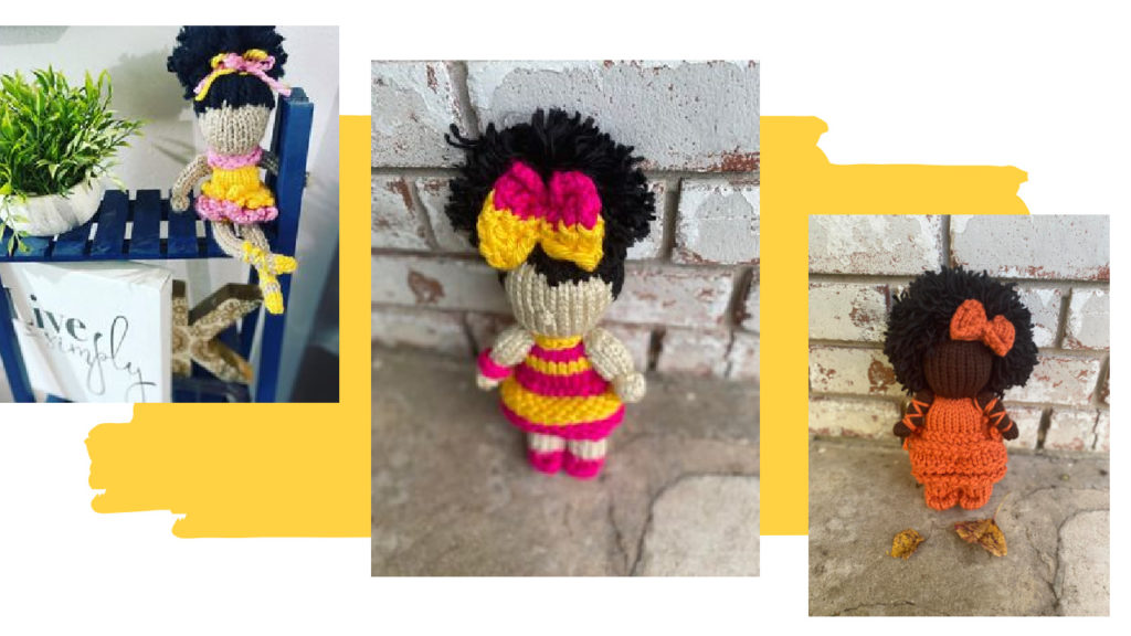 loom knit dolls