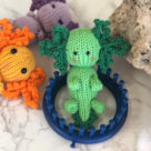 Loom kNit Axolotl Doll Toy Loomahat