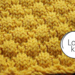 Loom Knit Bubble Stitch