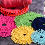 Loom Knit Doily for Pot and Dish Protection