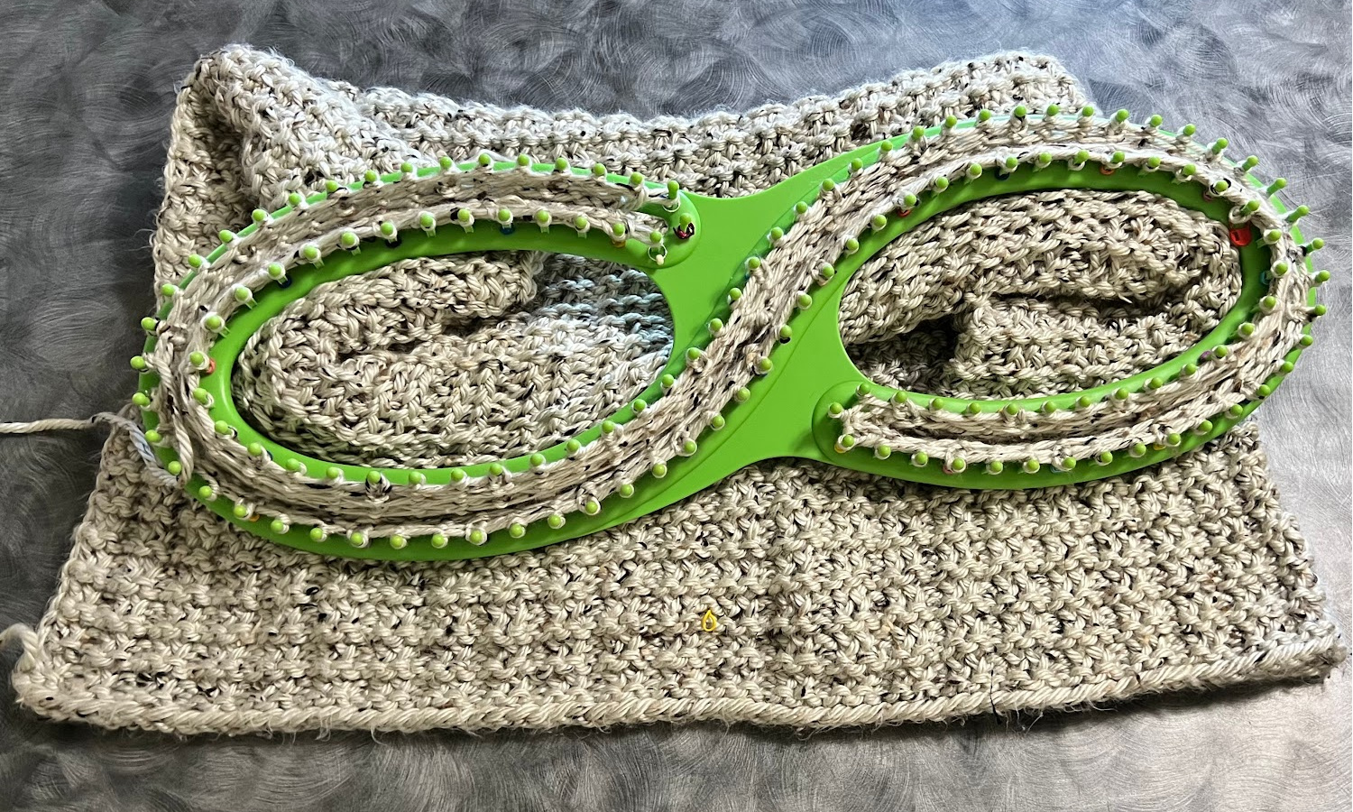 loom knit blanket on s loom  serentity 8 shape