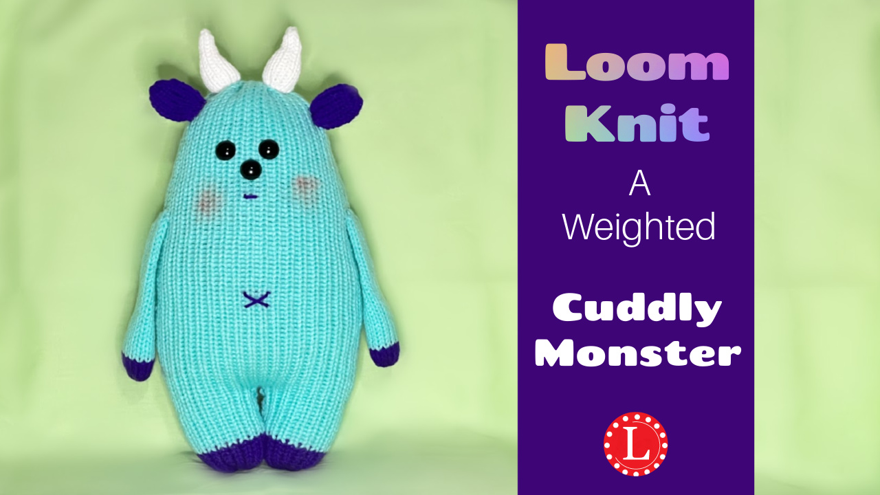 Loom Knit Monster Toy Doll Video