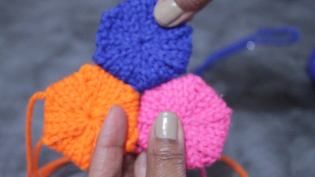 Loom Knit Hexagon