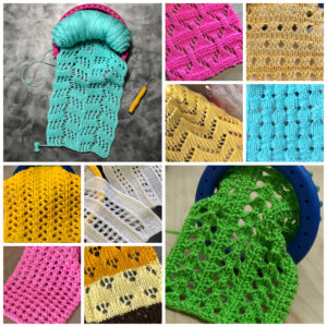 loom knitting stitches copyright loomahat