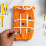 Knit a Tic Tac Toe Bag on a Round Loom